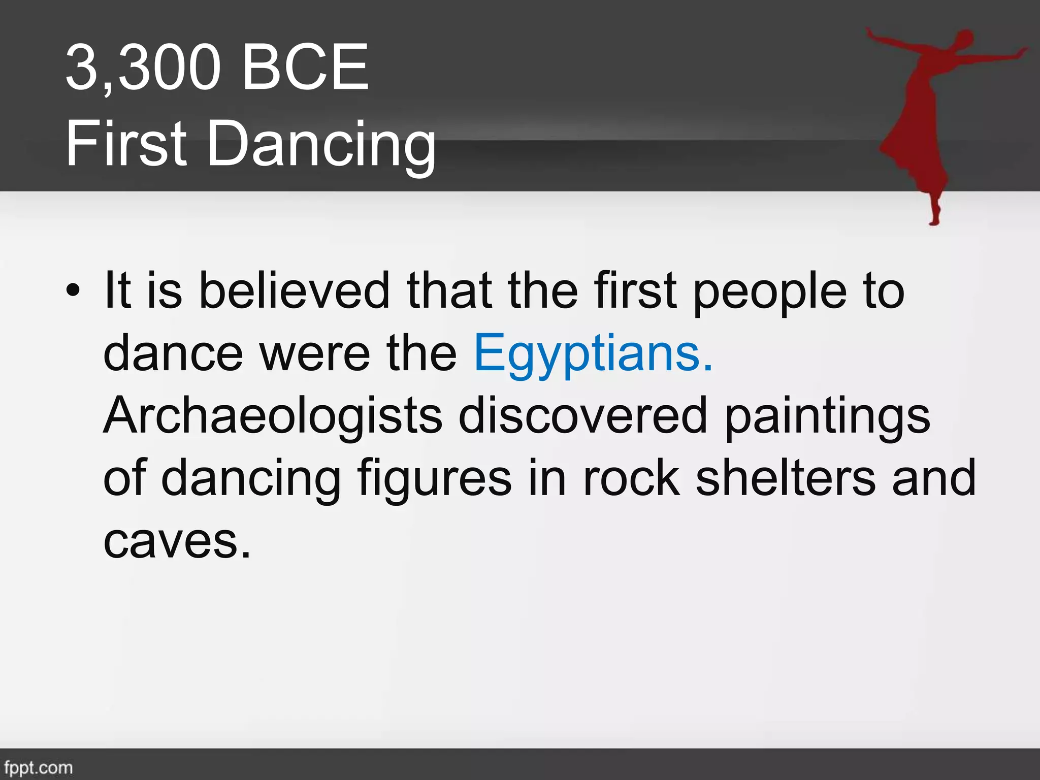 Evolution of dances | PPTX