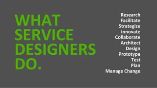 Evolution of Design & Service Design