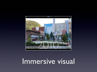 Immersive visual

 