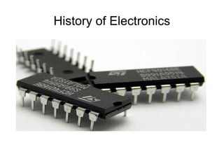 History of Electronics
 