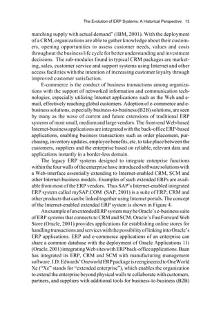 Evolution of erp systems | PDF