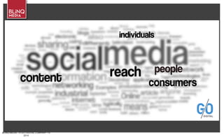 BLINQ MEDIA – A G/O DIGITAL COMPANY • ©
2014
 