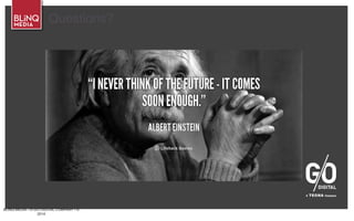 BLINQ MEDIA – A G/O DIGITAL COMPANY • ©
2014
Questions?
 