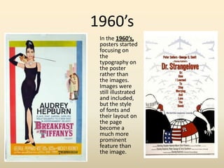 Evolution of film posters | PPTX