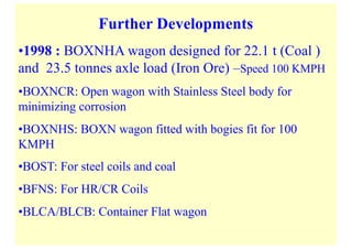 Evolution of Freight Stock in Indian Railways | PDF