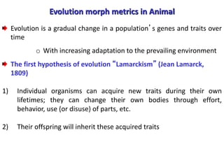 Evolution of genetic variance-covariance structuer in animal.pptx