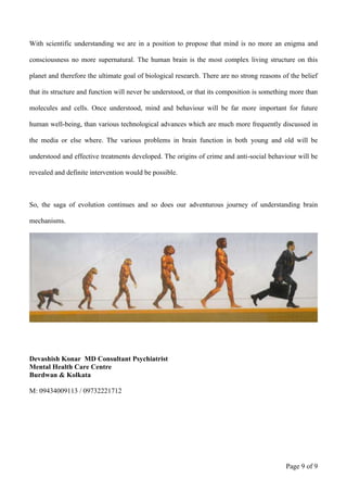 Evolution of human brain & mind | DOC