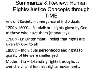 Evolution of human rights in time and place | PPTX