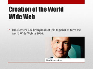 Evolution of internet1 | PPTX