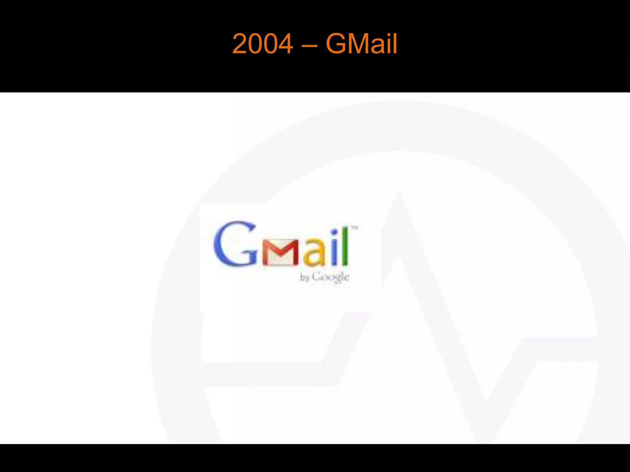 2004 – GMail
 
