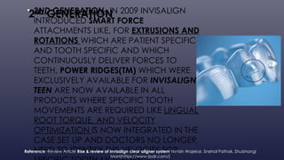 Power Ridge Unvisalign Evolution of Invisalign By-Dr.Chirag Ahuja | PPTX