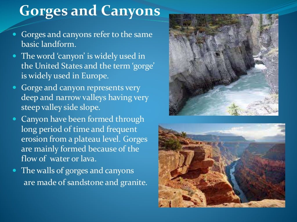 Evolution of landform