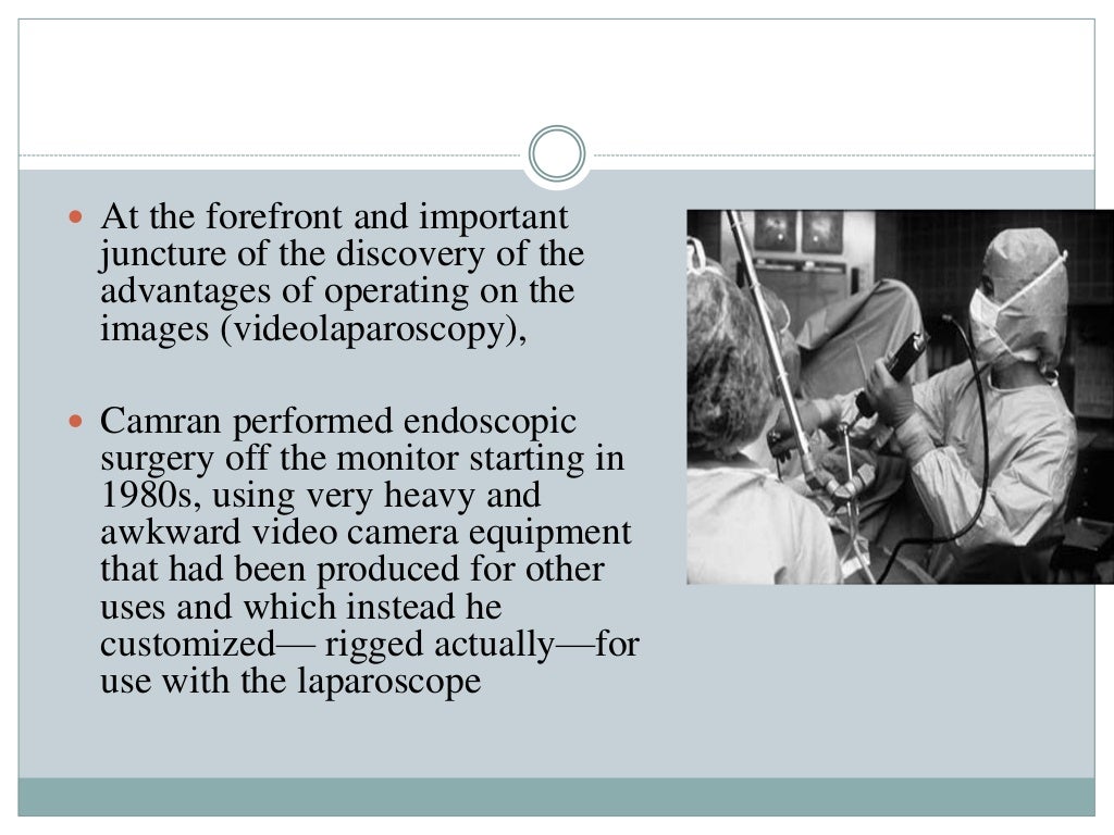 Evolution of laparoscopic surgery and laparoscopic instruments