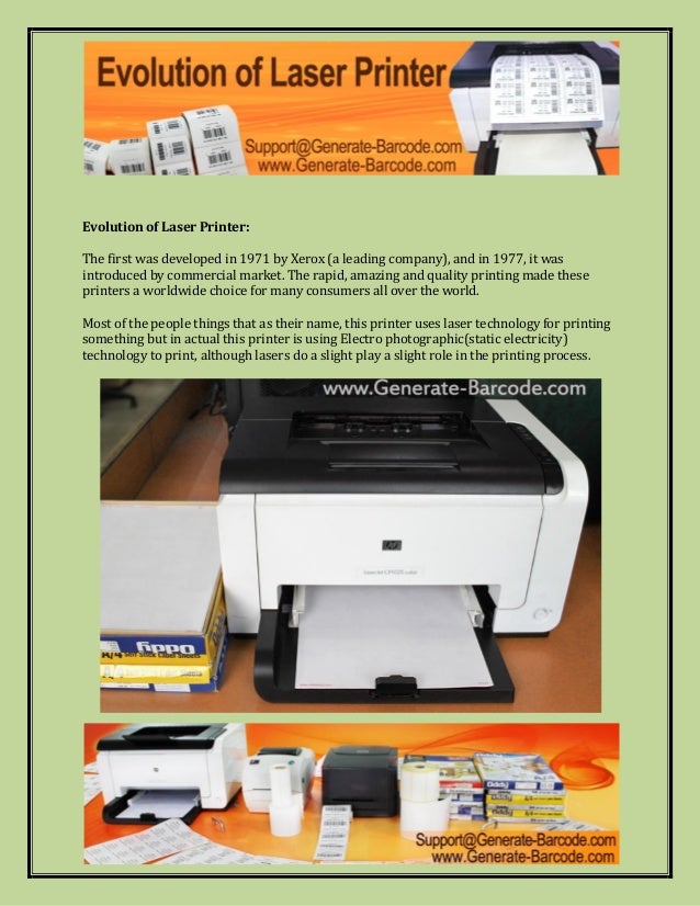 Evolution of Laser Printer