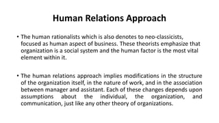 Evolution of Management - Managemement Theory and Practices | PPTX