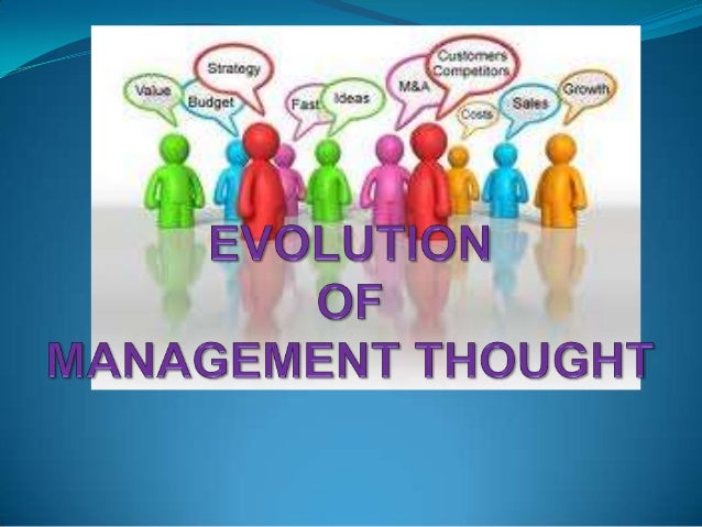 evolution of management thought pdf in hindi