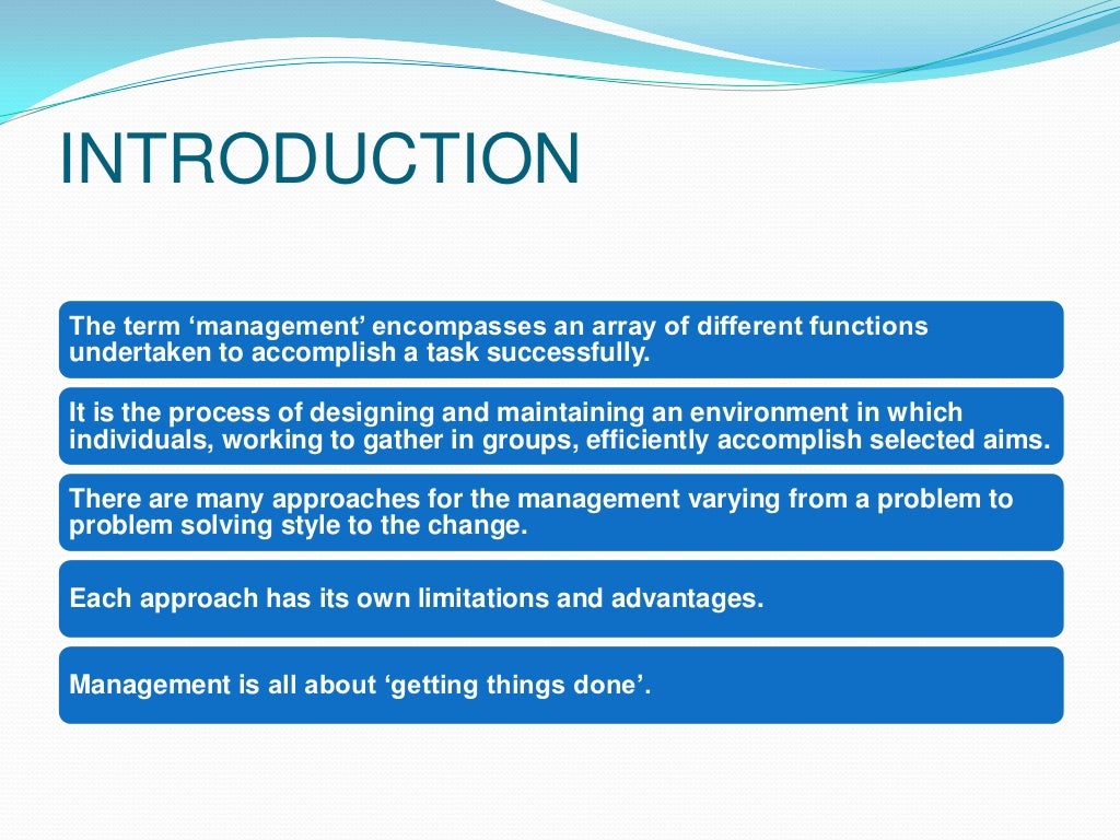 what is evolution of management thought pdf