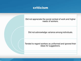 criticism
 