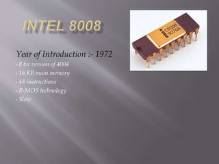 Evolution of microprocessors | PPTX