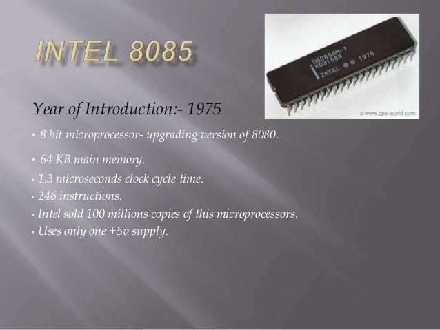 1980 Microprocessor History Of Microprocessor Pdf – The 50 Year History of the ...