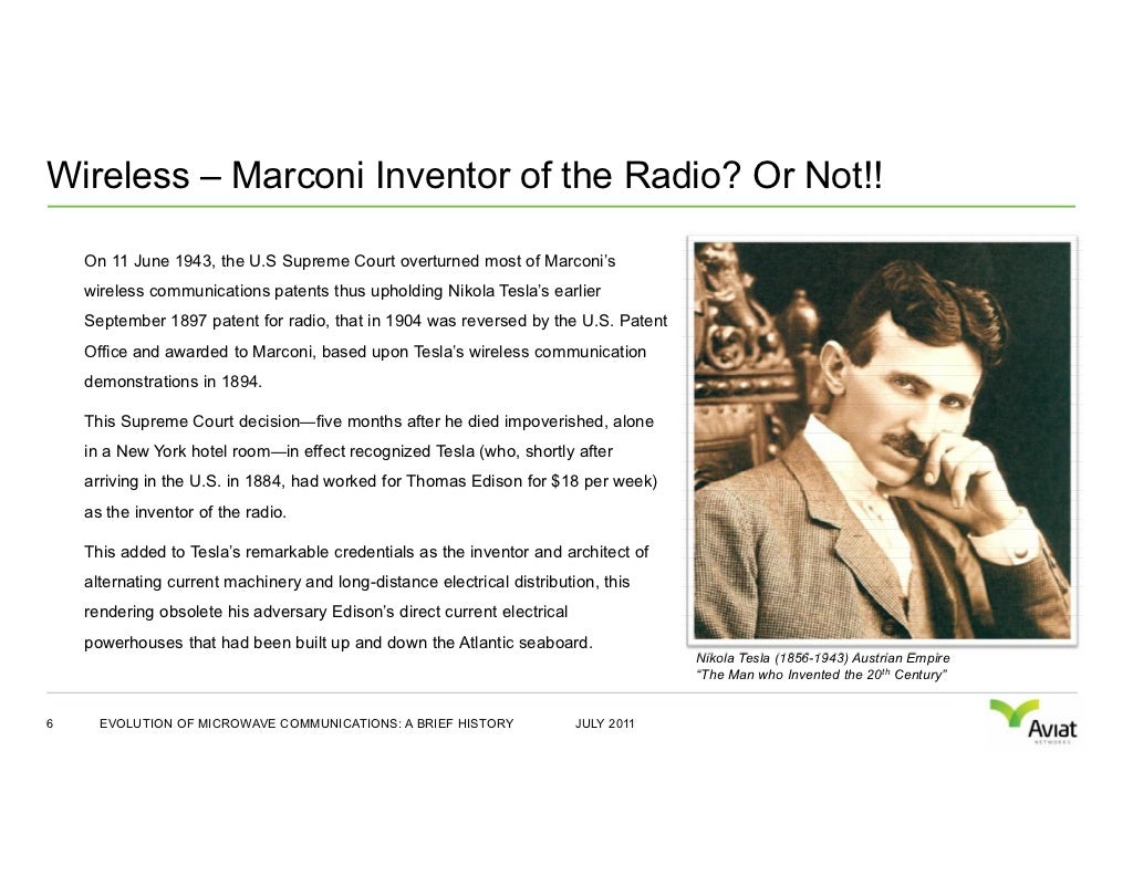 The Evolution of Microwave Communications