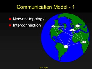 Jiri J. Cejka
Communication Model - 1
 Network topology
 Interconnection 1 2
3
4
5
 