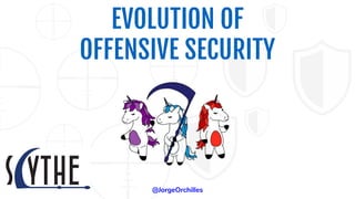 @JorgeOrchilles
EVOLUTION OF
OFFENSIVE SECURITY
 