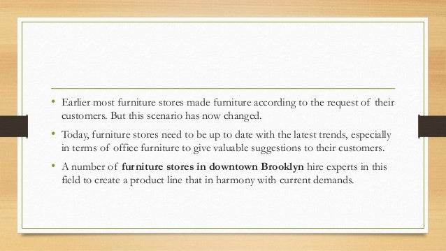 Evolution Of Office Furniture Stores In Brooklyn