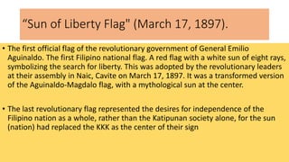 Evolution of Philippine flag