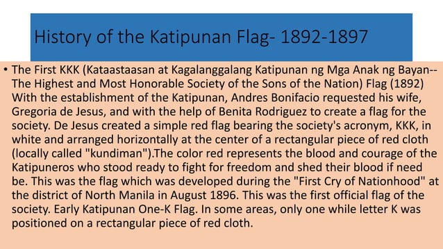 Evolution Of Philippine Flag PPT