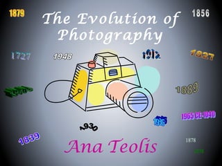 The Evolution of
Photography
Ana Teolis
 