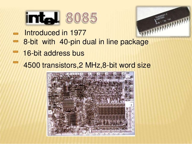 Evolution of processors