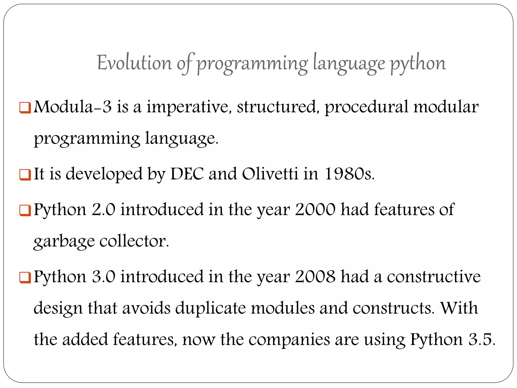 Evolution of programming language | PPTX
