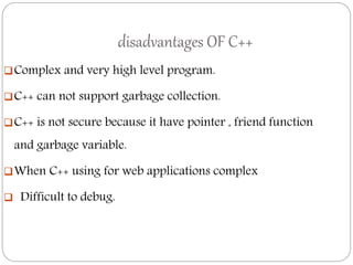 Evolution of programming language | PPT