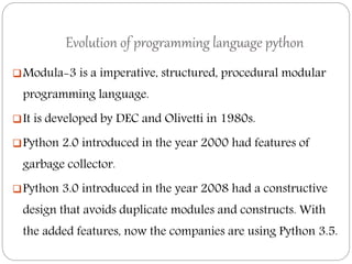 Evolution of programming language | PPTX