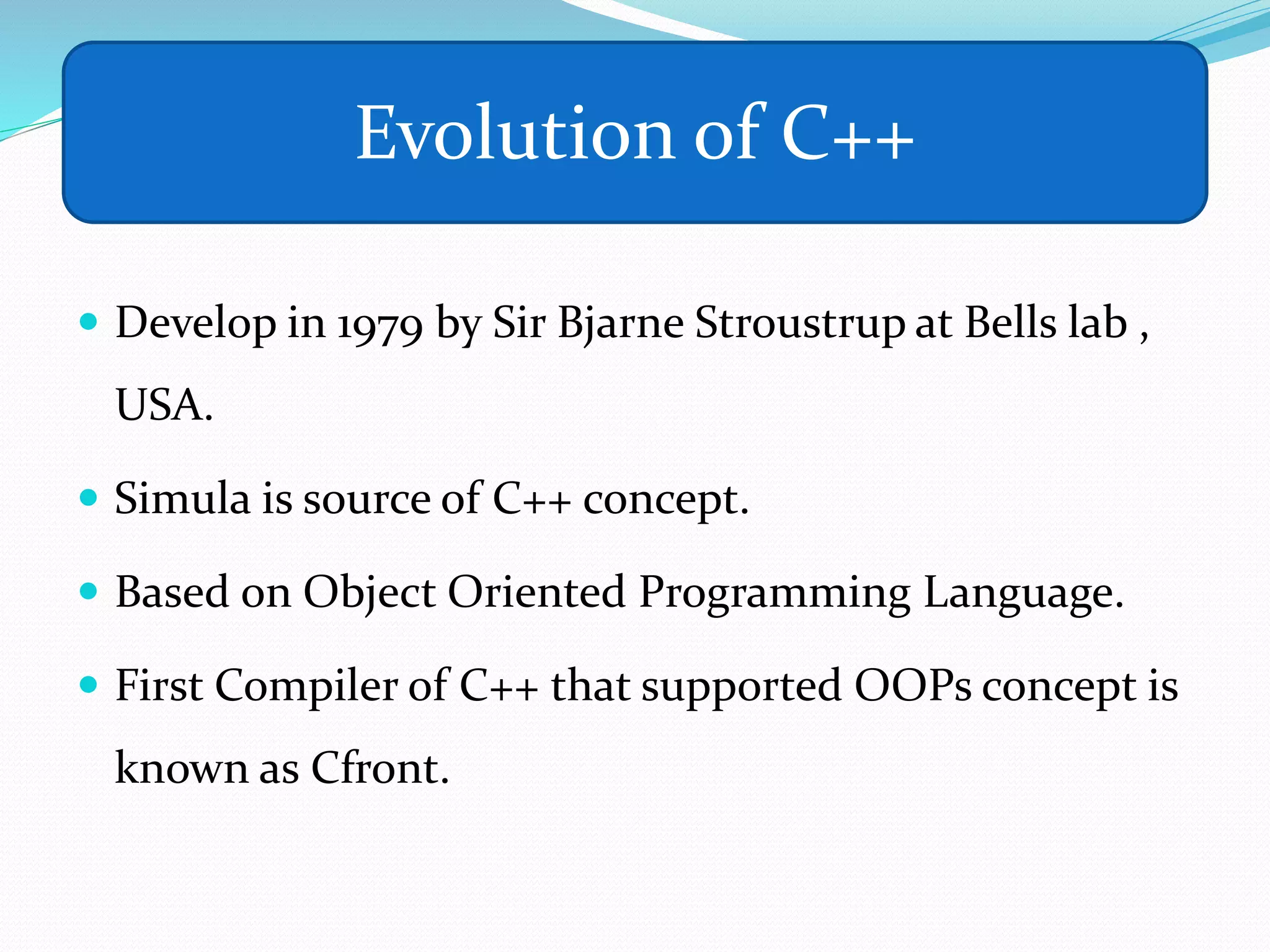 Evolution of programming languages | PPTX