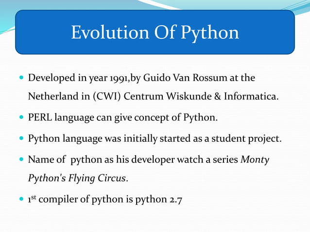 Evolution of programming languages | PPTX