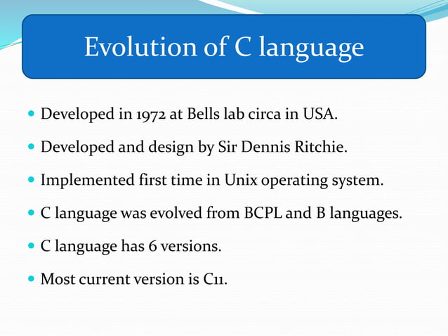 Evolution of programming languages | PPTX