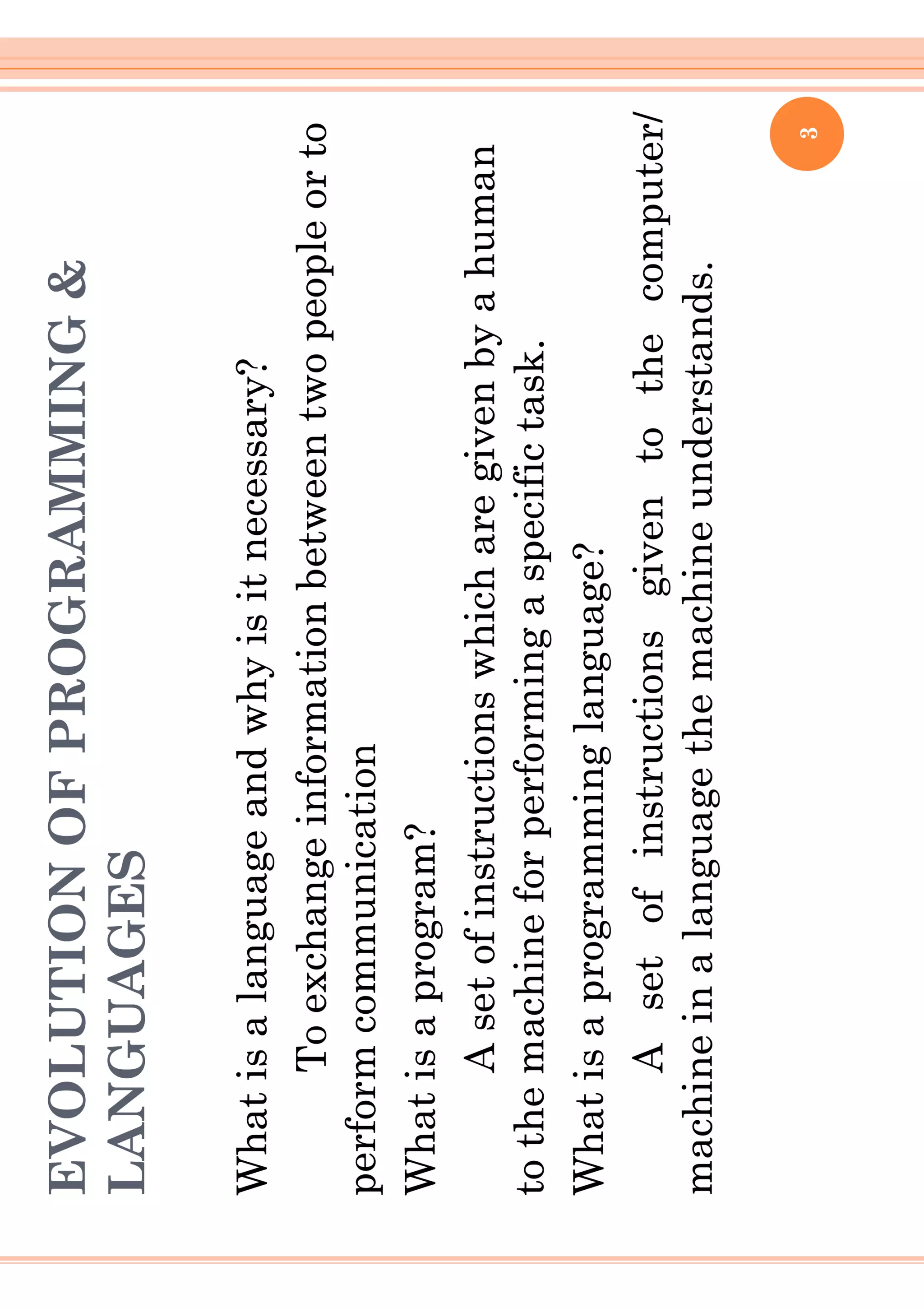 Evolution of programming languages and Programming Steps.pdf
