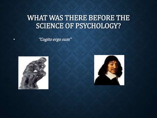 Evolution Of Psychology Ppt Evolution Of Psychology Ppt