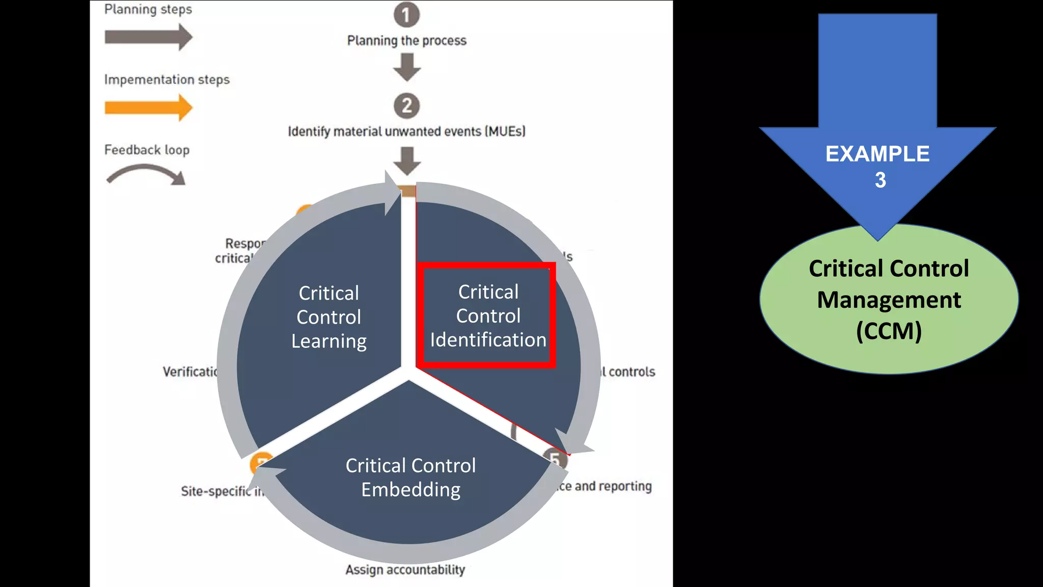 Critical
Control
Identification
Critical Control
Embedding
Critical
Control
Learning
Critical Control
Management
(CCM)
EXAMPLE
3
 
