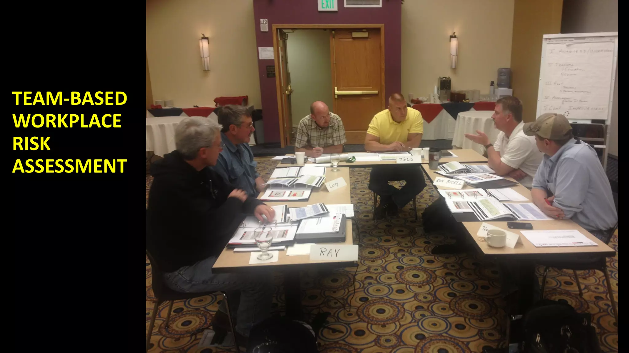 TEAM-BASED
WORKPLACE
RISK
ASSESSMENT
 