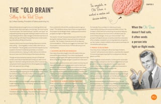 CHAPTER 3 
6 
THE “OLD BRAIN” 
Selling to the Real Buyer 
By Colleen Stanley, President of SalesLeadership, Inc. 
Sales professionals are taught to secure a meeting with the real 
decision maker when working to close the deal. Terms such as the 
“economic buyer,” the “technical buyer” and the “user buyer” are 
analyzed frequently during sales meetings to determine their role 
in purchasing decisions. Sales managers stress the importance of 
setting meetings with all purchasing influencers in order to learn 
key criteria that will help win business. 
However, there is one more purchasing influence to consider 
when selling — the amygdala, or what is often referred to as 
the “Old Brain.” The amygdala, a set of almond-shaped neurons 
located in the brain’s medial temporal lobe, is involved in 
emotion and decision-making. It’s referred to as the Old Brain 
because it was one of the first areas of the brain to develop. 
Though we have evolved as a species, this part of the brain 
remains and it has an important job: to keep you safe. It is not 
logical or rational in making that decision, which is exactly why 
salespeople need to pay attention to the amygdala and adjust 
their sales approach accordingly. 
Sales executives can use this knowledge to their advantage by 
understanding and targeting the Old Brain and its needs. When 
the Old Brain doesn’t feel safe, it often sends a person into 
fight-or-flight mode, which is not good for building rapport, 
trust and sales. 
Below are four common mistakes salespeople make that turn 
a sales meeting into a “survival meeting” and tips on how to 
overcome them: 
1. SALESPEOPLE STILL SUBSCRIBE TO THE “ABC” METHOD OF SALES. 
Translation: Always Be Closing. They ask leading questions they 
hope will lead to a sale. Questions such as, “So, Mr. Prospect, 
if we could do this, this and this, would you want to sign up 
today?” The Old Brain senses a hard close coming and alerts 
the prospect to the danger ahead. Leading questions send a 
prospect into fight-or-flight mode. 
The result is “no sale” because the prospect didn’t feel safe 
during the meeting. A better way to phrase the statement 
could be: “Mr. Prospect, those are some of my ideas and 
recommendations. What do you suggest as a next step?” Give 
the prospect control and choice. He feels safe and you win 
more business. 
2. SALESPEOPLE ARE OFTEN TOO ENTHUSIASTIC. 
How many of you were taught to be enthusiastic when you 
entered the sales profession? Your intent may be good; 
however, your energetic self might be putting the instinctive Old 
Brain on high alert. “Danger, danger! Loud person in the room.” 
If you are meeting with someone who is a little more low-key, it’s 
important to adapt your communication style to match your 
prospect’s volume of speech. Observe and adjust your energy 
level to that of the prospect. Our Old Brain wiring encourages 
us to buy from people we like and who are like us. And after the 
meeting (if you haven’t already done so), follow them on Twitter 
and LinkedIn so that you can continue the conversation on a 
different level — one they might now be more comfortable with. 
3. SALESPEOPLE TRY TO OVERTLY OVERCOME OBJECTIONS. 
When you start trying to overcome objections during a sales 
meeting, the Old Brain immediately triggers your prospect’s 
fight-or-flight survival mechanism. Instead of overcoming 
objections, recast them as dialog and facilitate a conversation 
around the potential challenges to implementing your solution. 
The a mygdala, or 
Old Brai n, is 
involved in emoti on and 
decision-making. 
For example, if your prospect is really busy, it’s your 
responsibility to bring up the potential problem of time. “Ms. 
Prospect, I think there are some things we can do to help you; 
however, let’s discuss how much time it will take to execute 
some of these changes. I know your time is limited.” Your 
prospect will appreciate your empathy toward the constraints 
of her schedule. Instead of overcoming objections, bring them 
up. Your candor creates credibility with prospects and keeps the 
conversation safe and open. 
4. PROSPECT TO THE OLD BRAIN. 
How many of you reading this eBook have been invited to 
“connect” with someone who failed to customize their request? 
Or received a prospecting email from a salesperson that was 
generic and flat? 
The human brain is hard-wired for comfort and it’s not at ease 
responding to a salesperson who has not established common 
ground in the conversation. Research your prospects and 
include information showing you’ve done your homework in 
your LinkedIn request or prospecting email. 
As just one example, if your prospect received an award (about 
which you would be notified immediately via a targeted Google 
alert you previously set up), you can include a personal note of 
congratulations through LinkedIn, Twitter or email. 
Be sure to include selling to the Old Brain in your pre-call 
planning process, as it is a vital buying influence. Eliminate leading 
questions, monitor your enthusiasm and bring up potential 
objections as a part of the sales dialog. Respect the Old Brain and 
keep the buyer safe to create bigger sales conversations. 
When the Old Brain 
doesn’t feel safe, 
it often sends 
a person into 
fight-or-flight mode. 
 