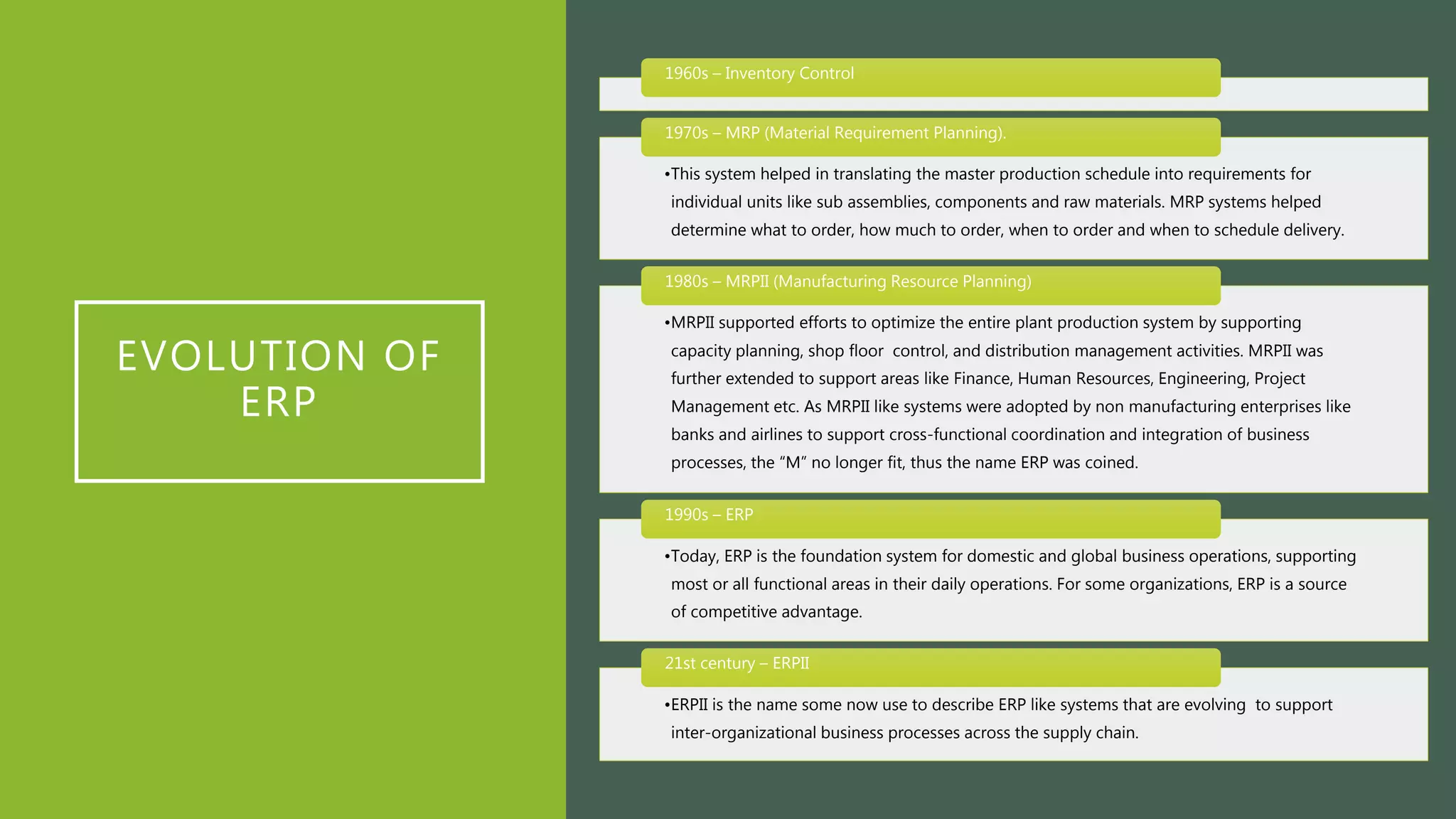 Evolution of SCM & ERPs | PPTX