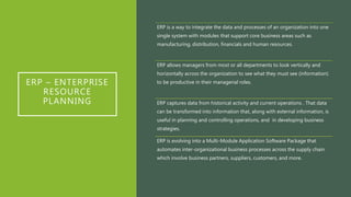 Evolution of SCM & ERPs | PPTX