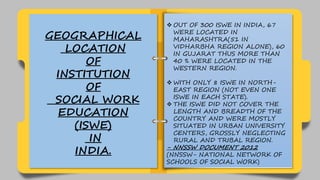 Evolution of social work education in India | PPTX