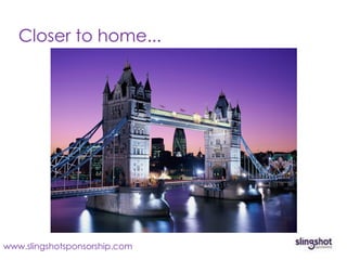 Closer to home...




www.slingshotsponsorship.com
 