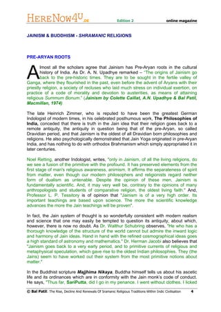 Evolution of Sramanic Jain Culture | PDF