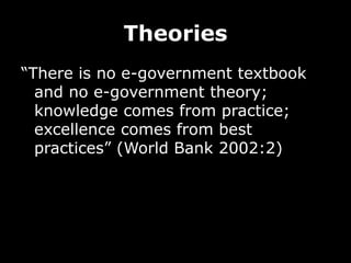 Evolution of study of e governance | PPTX