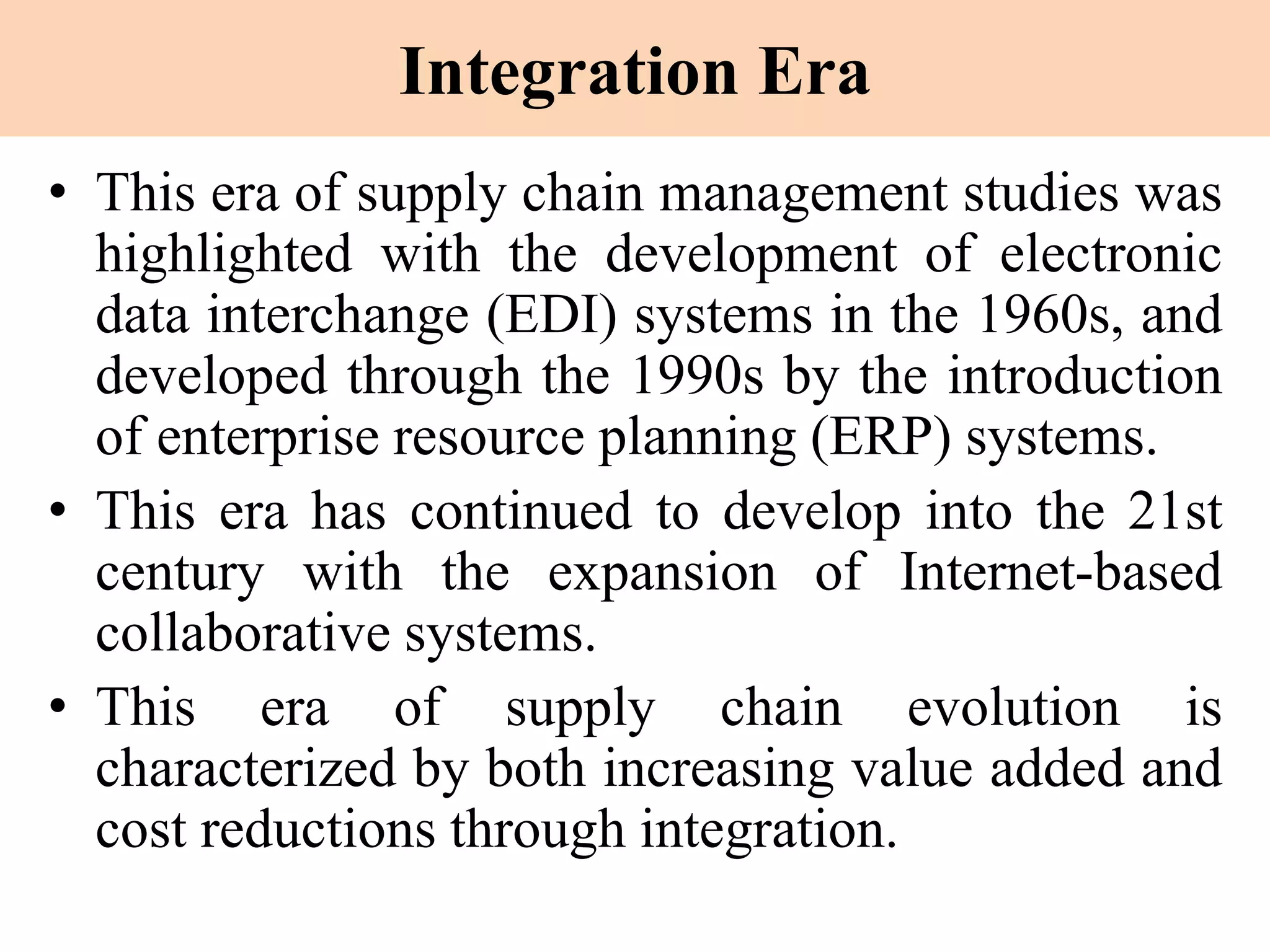 Evolution of supply chain management | PPTX